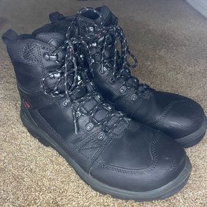 Red Wing Shoes Tradesmen 3532 Black Work Boots Waterproof Men Size 12 D